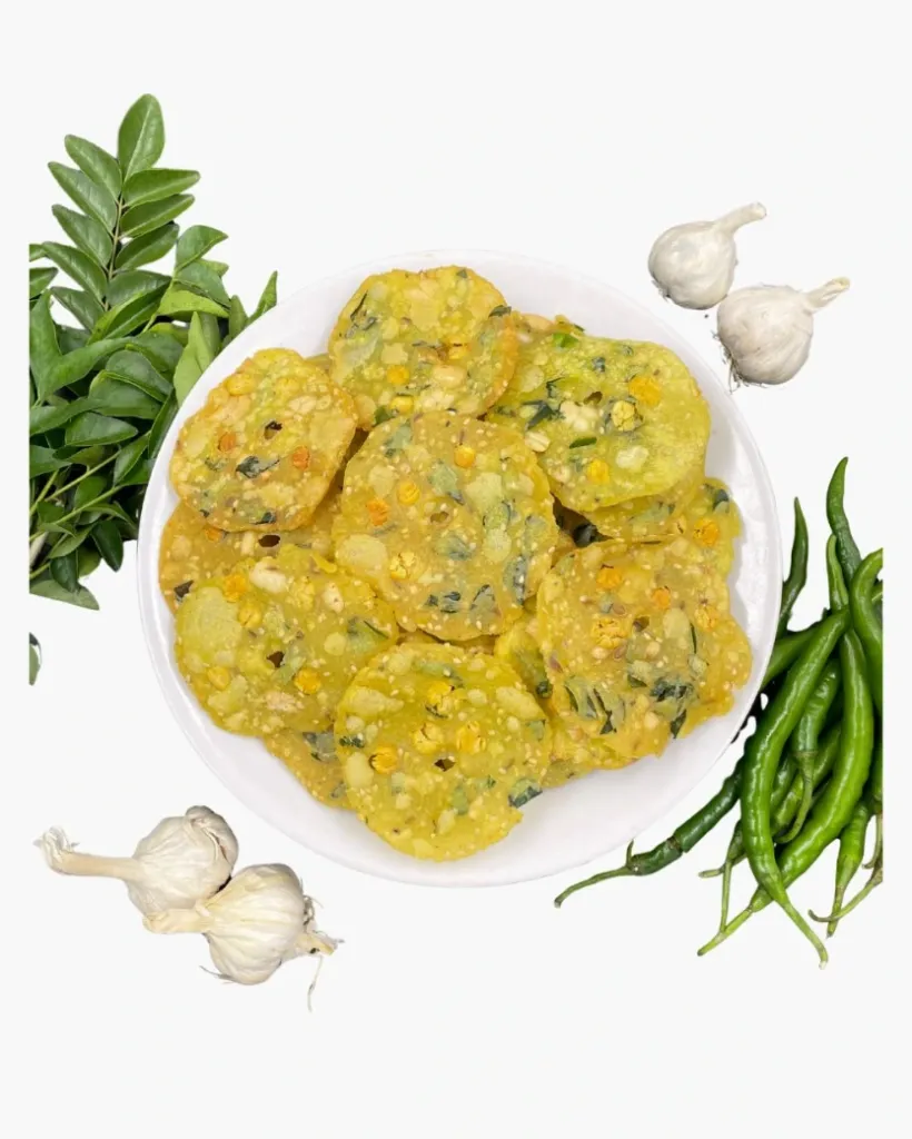 Pachi Mirchi Garelu (500gm)