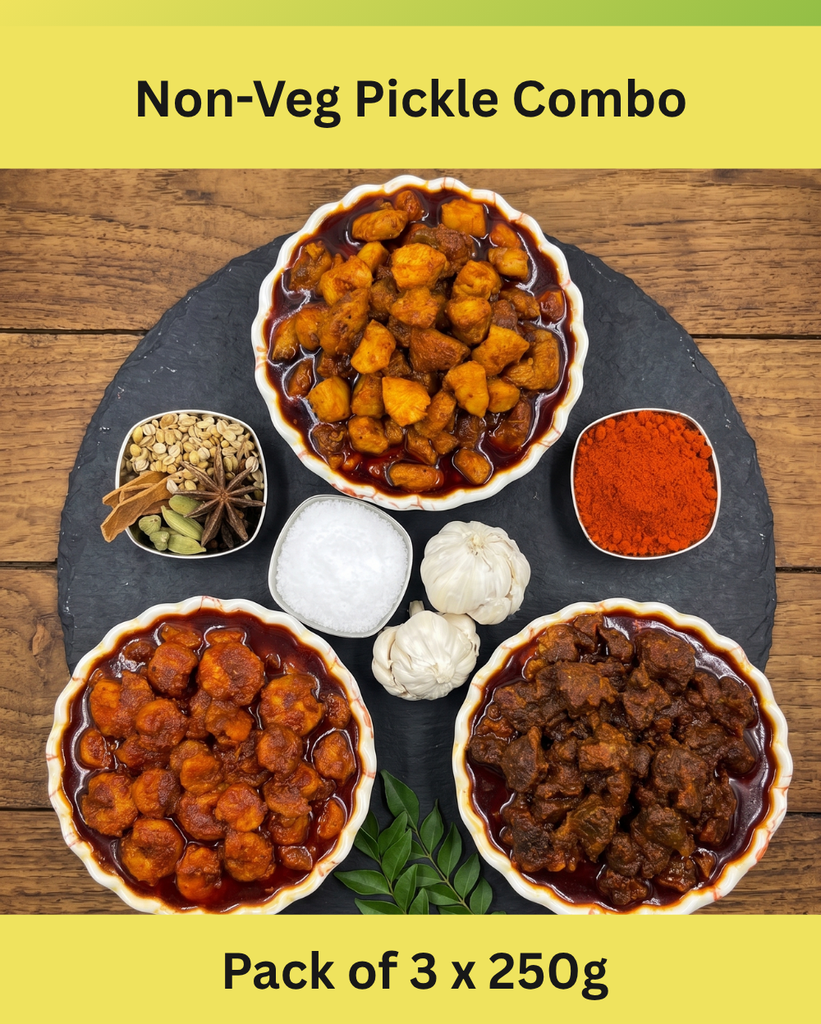 Non-Veg Pickle Combo of 3 packs